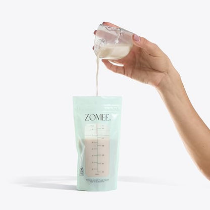 Breast Milk Storage Bags With Leakproof Freezer-Safe Design