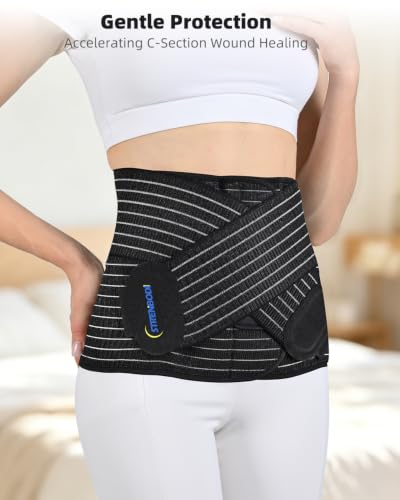 Postpartum Belly Wrap With Adjustable Compression