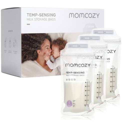 Breast Milk Storage Bags With Temperature-Sensing Design