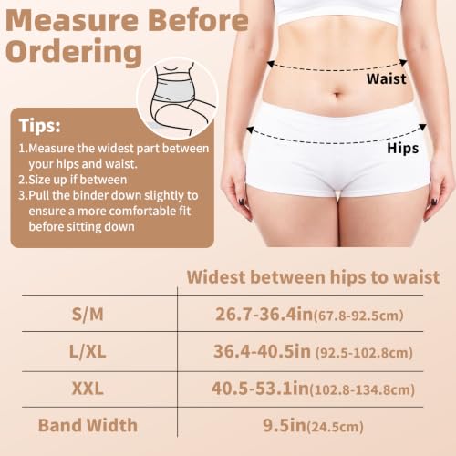 Postpartum Belly Wrap With Adjustable Compression