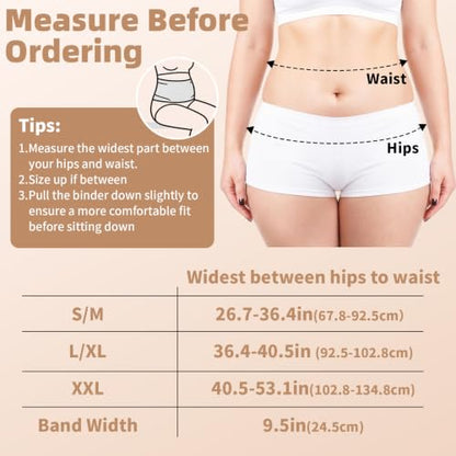 Postpartum Belly Wrap With Adjustable Compression