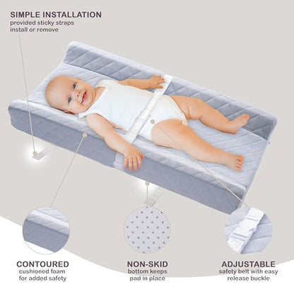 Organic Cotton Baby Changing Pad With Waterproof Foam