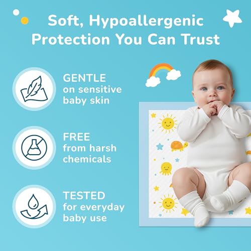 Disposable Baby Changing Pads With Absorbent Protection