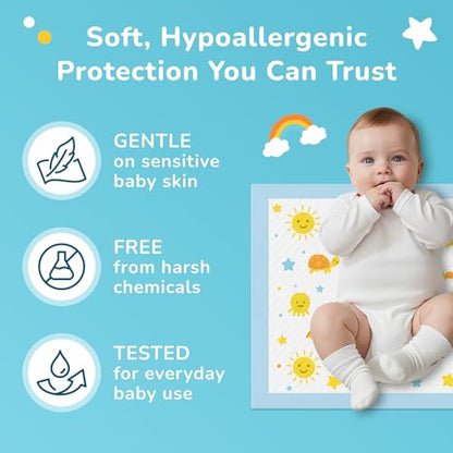 Disposable Baby Changing Pads With Absorbent Protection