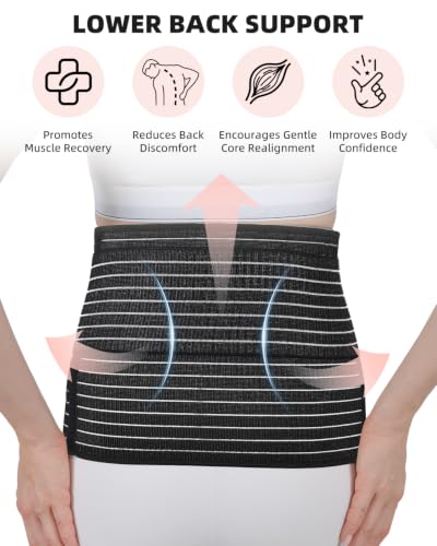 Postpartum Belly Wrap With Adjustable Compression