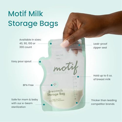 Motif Medical Breastmilk Storage Bags 6oz