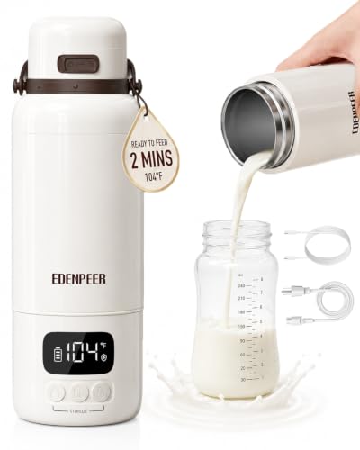 Portable Bottle Warmer With Cordless Dual Heating