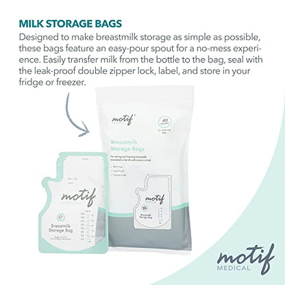 Motif Medical Breastmilk Storage Bags 6oz