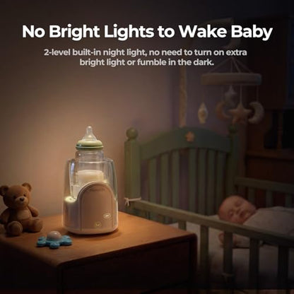 Bottle Warmer With Night Light & Gentle Heating