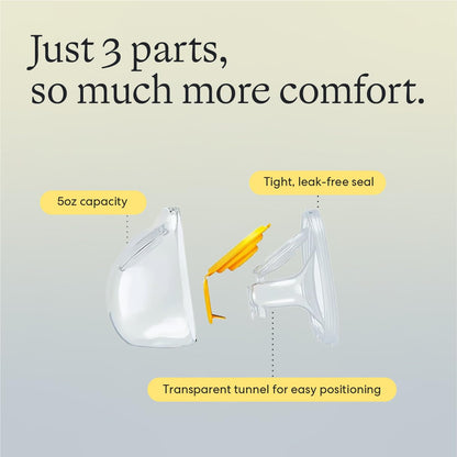 Breast Pump With Hands-Free Collection Cups