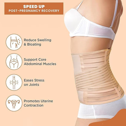 2-in-1 Postpartum Belly Band With Waist Support