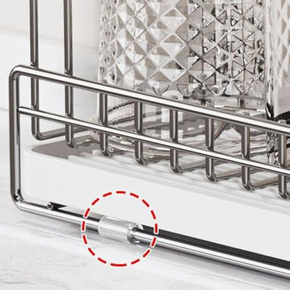 Stainless Steel Bottle Drying Rack With Space-Saving Design
