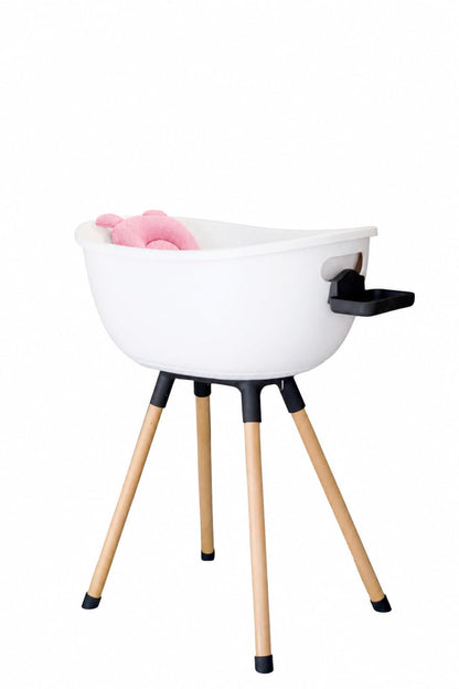 3-Stage Baby Bathtub With Wooden Stand