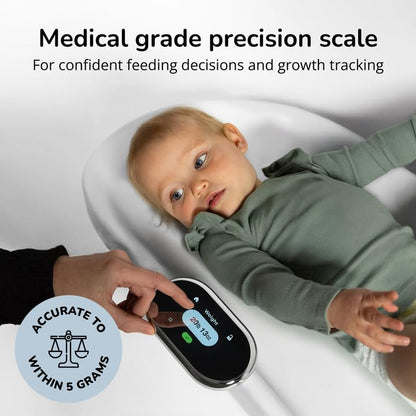 Smart Baby Changing Pad With Built-In Weight Scale