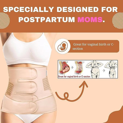 2-in-1 Postpartum Belly Band With Waist Support