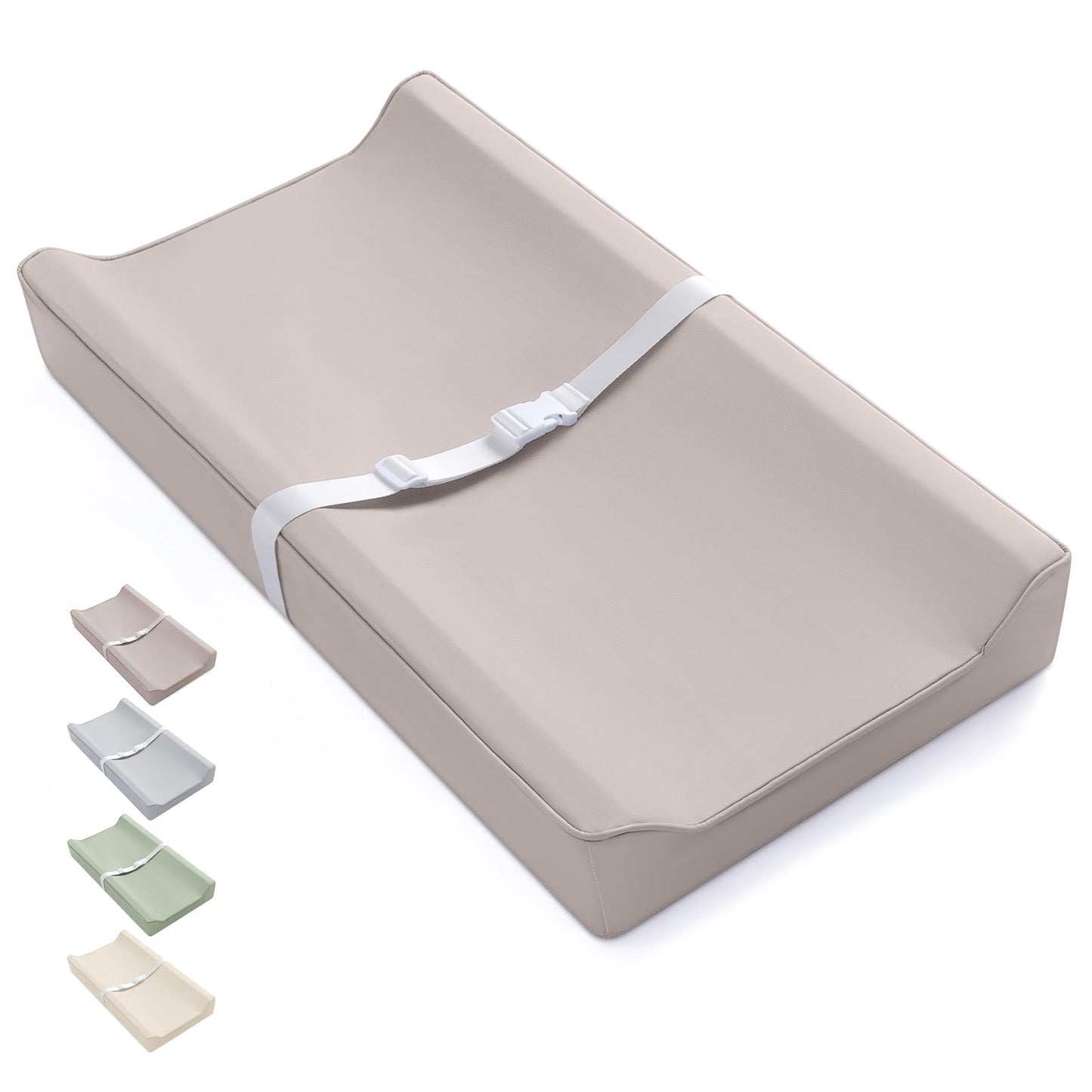 Waterproof Baby Changing Pad With Wipe-Clean Cover