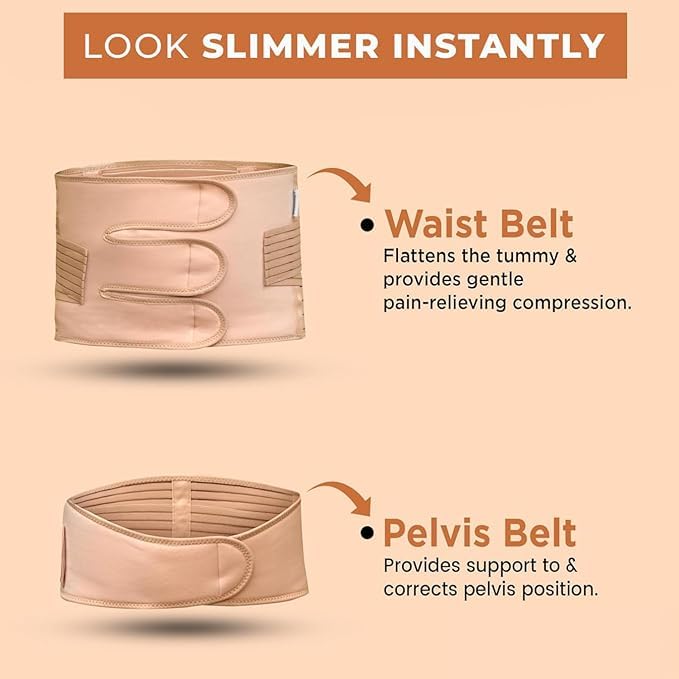2-in-1 Postpartum Belly Band With Waist Support
