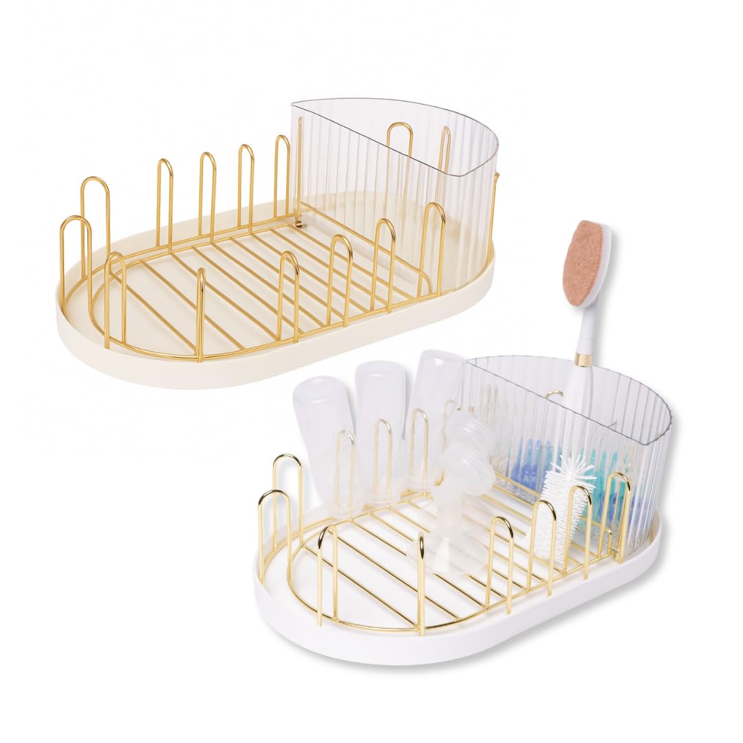 Stainless Steel Bottle Drying Rack With Open-Air Design