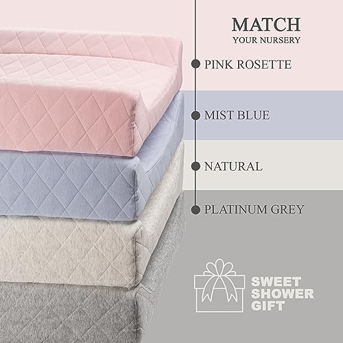 Organic Cotton Baby Changing Pad With Waterproof Foam