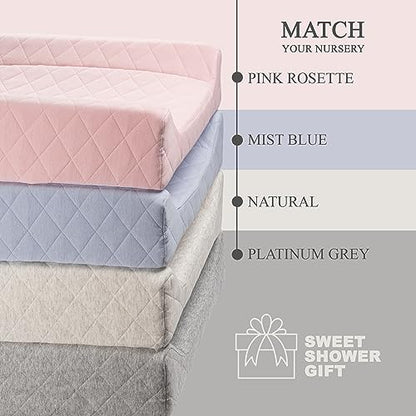 Organic Cotton Baby Changing Pad With Waterproof Foam