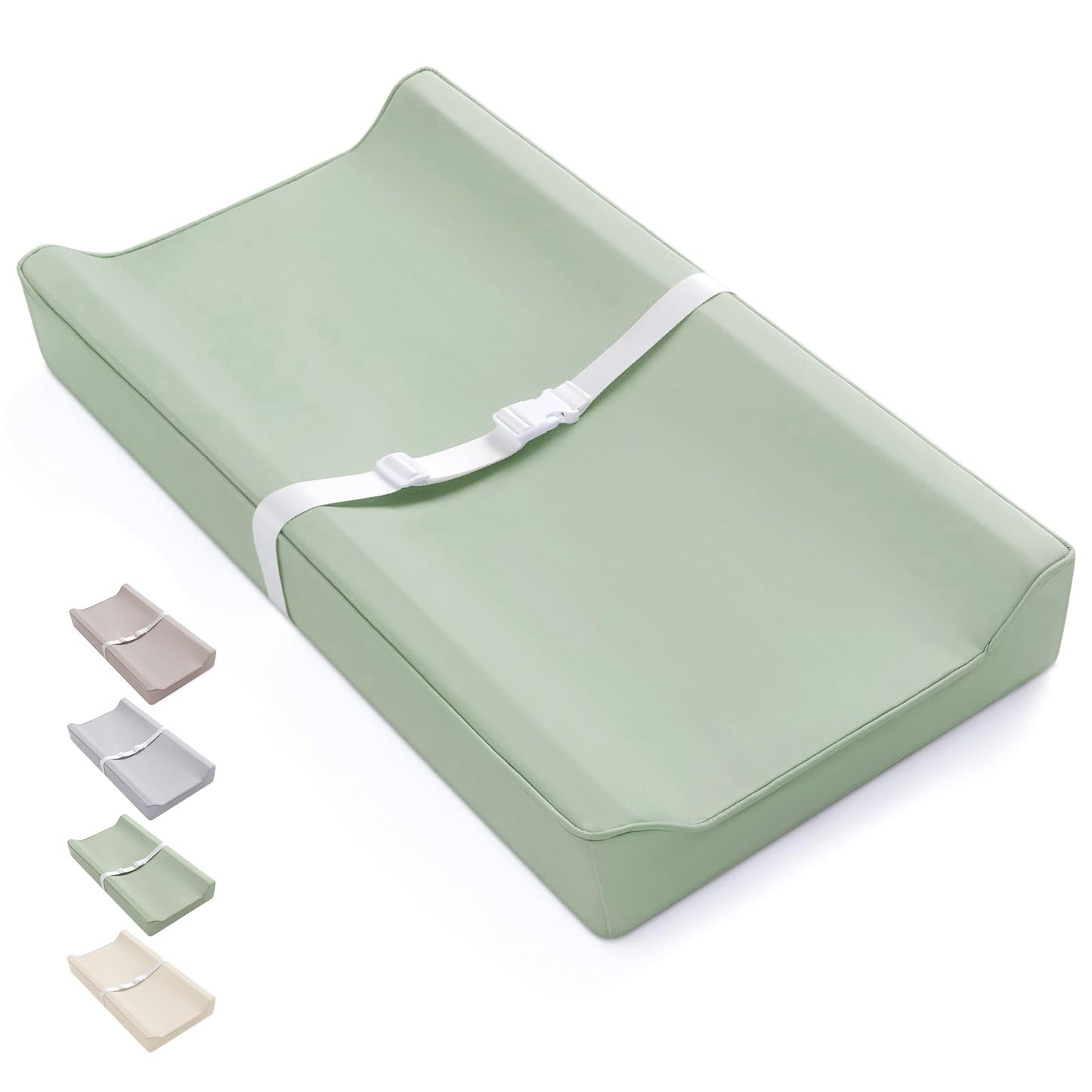 Waterproof Baby Changing Pad With Wipe-Clean Cover