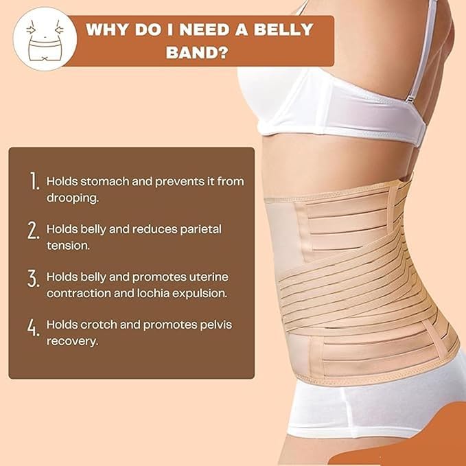 2-in-1 Postpartum Belly Band With Waist Support