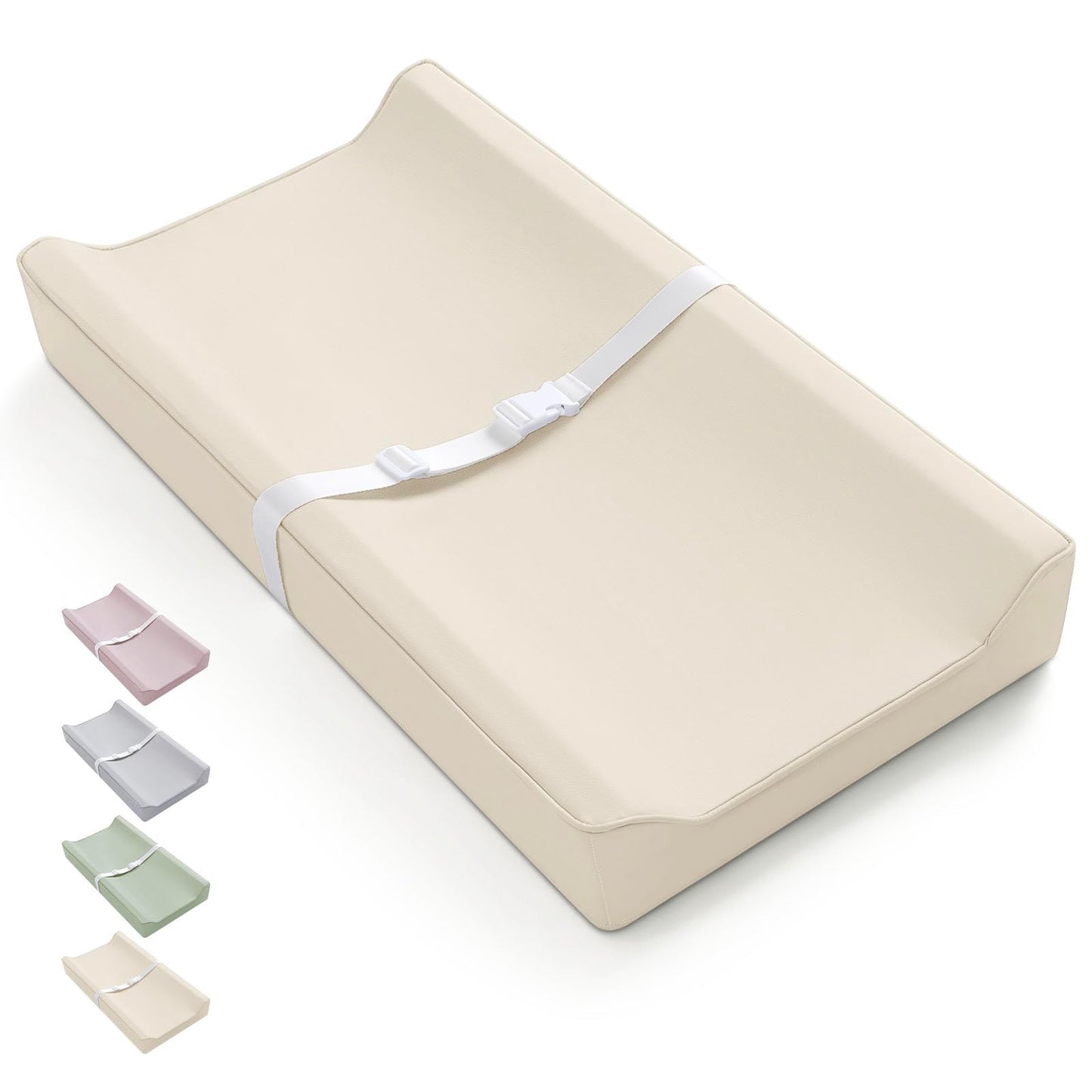 Waterproof Baby Changing Pad With Wipe-Clean Cover