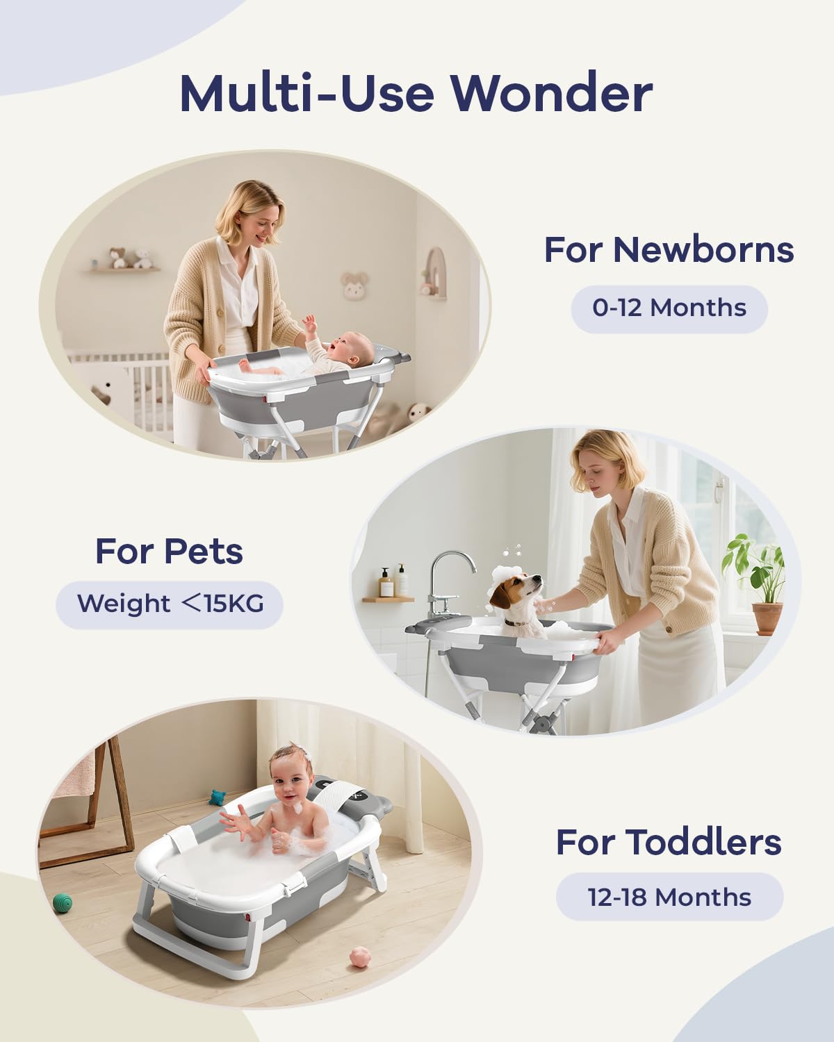 Baby Bathtub for Newborn