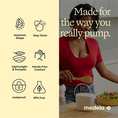 Breast Pump With Hands-Free Collection Cups