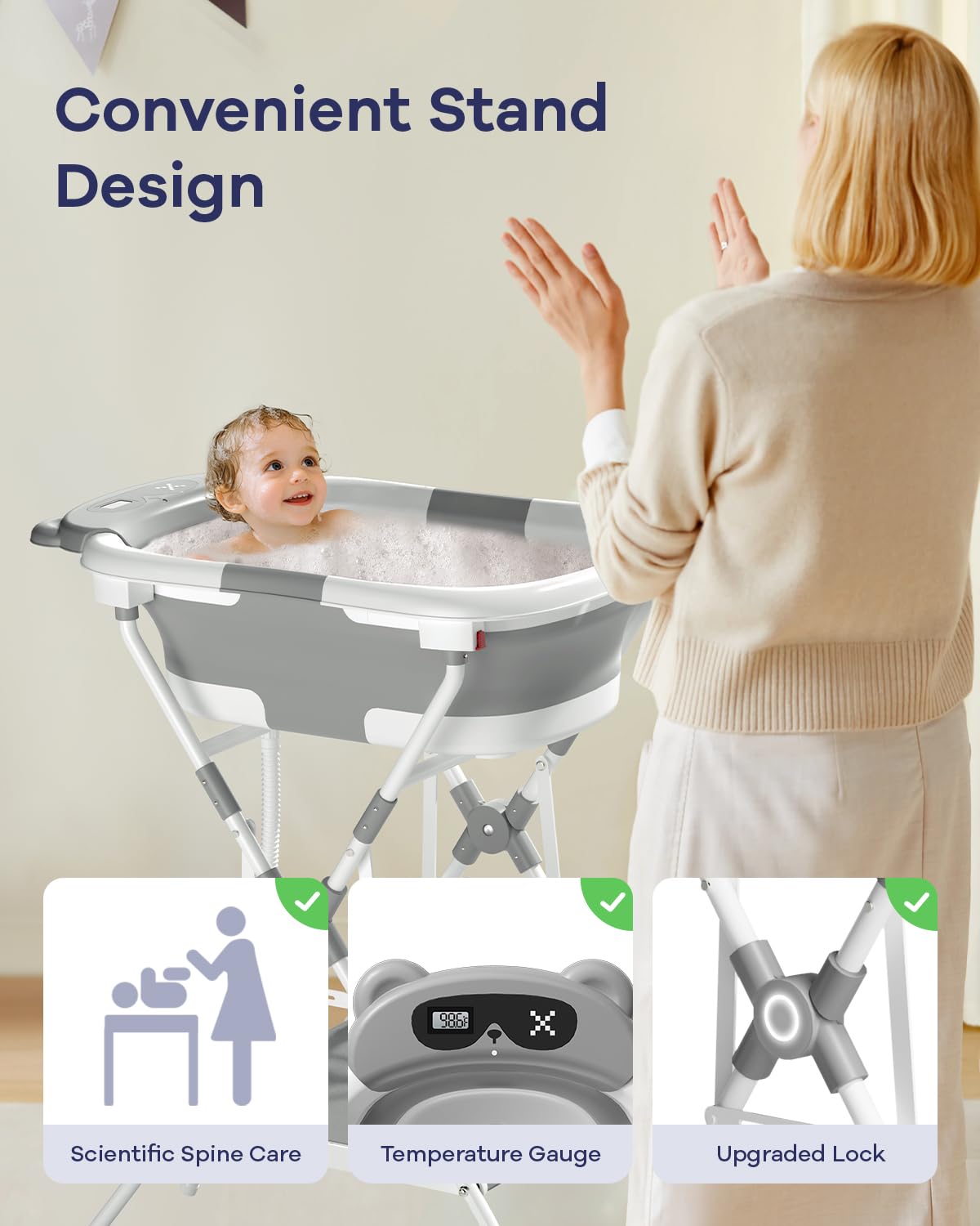 Baby Bathtub for Newborn
