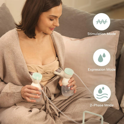 Hospital-Grade Breast Pump With Dual-Motor System