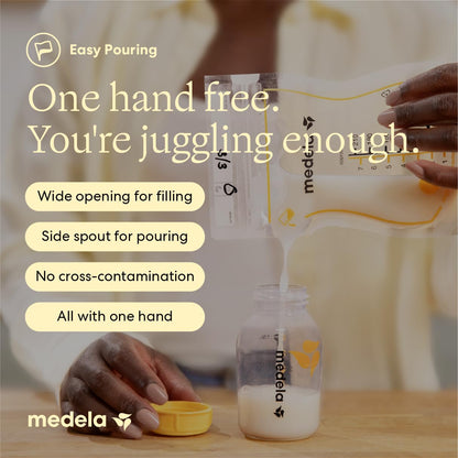 Breast Milk Storage Bags With Easy-Pour Spout