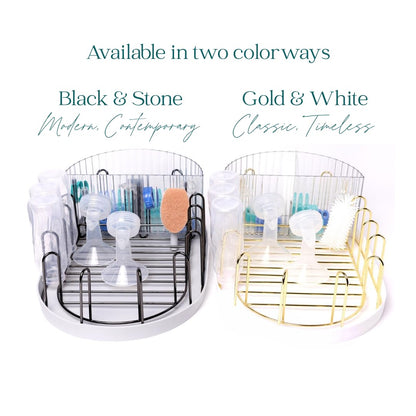 Stainless Steel Bottle Drying Rack With Open-Air Design