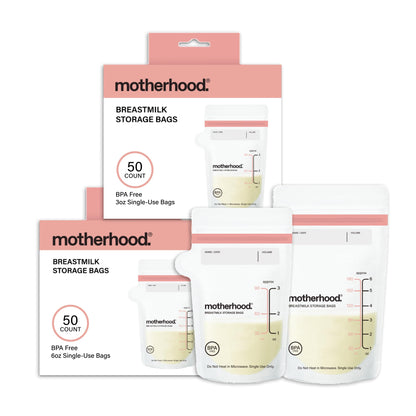 Breast Milk Storage Bags With Leakproof Freezer Design