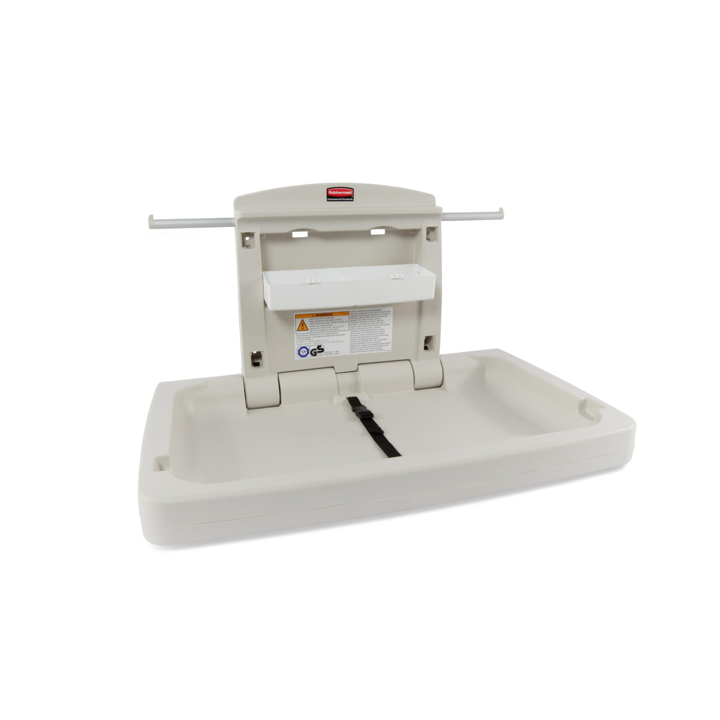 Wall-Mounted Baby Changing Station With Safety Straps