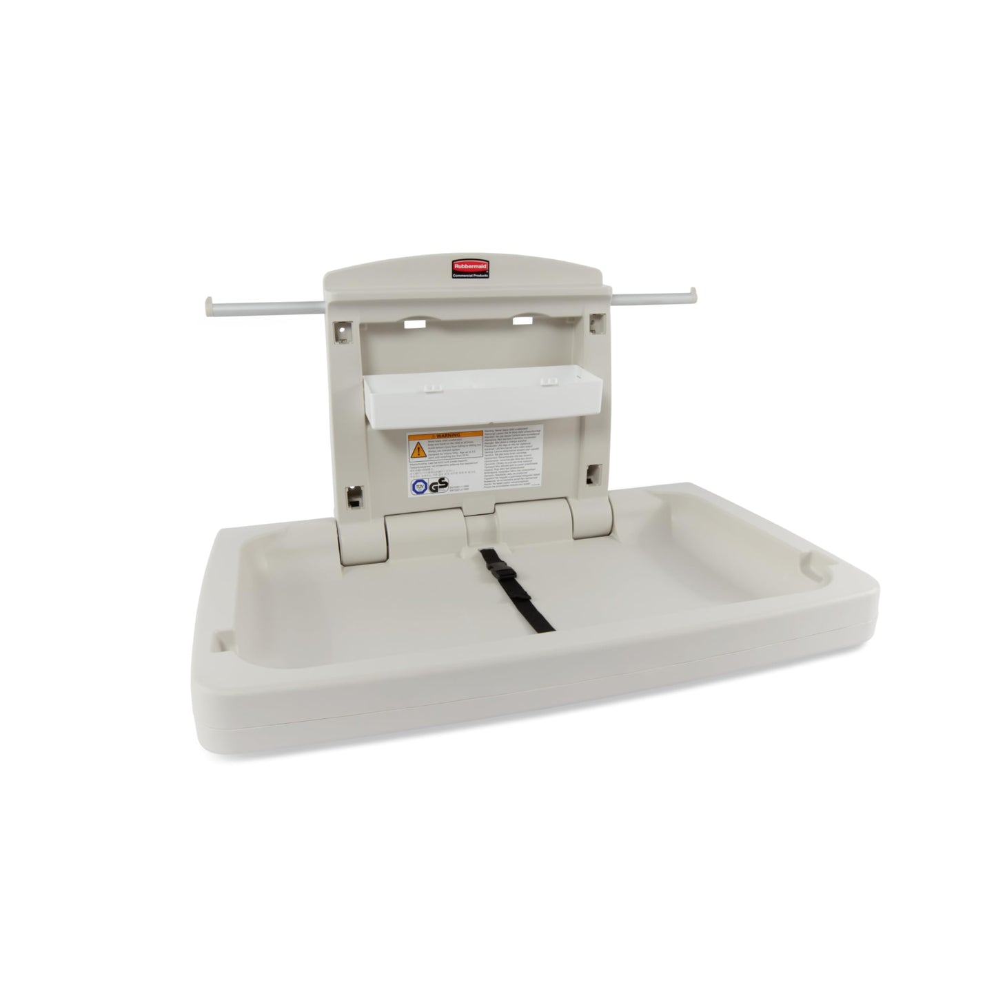 Wall-Mounted Baby Changing Station With Safety Straps