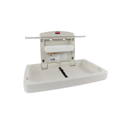 Wall-Mounted Baby Changing Station With Safety Straps
