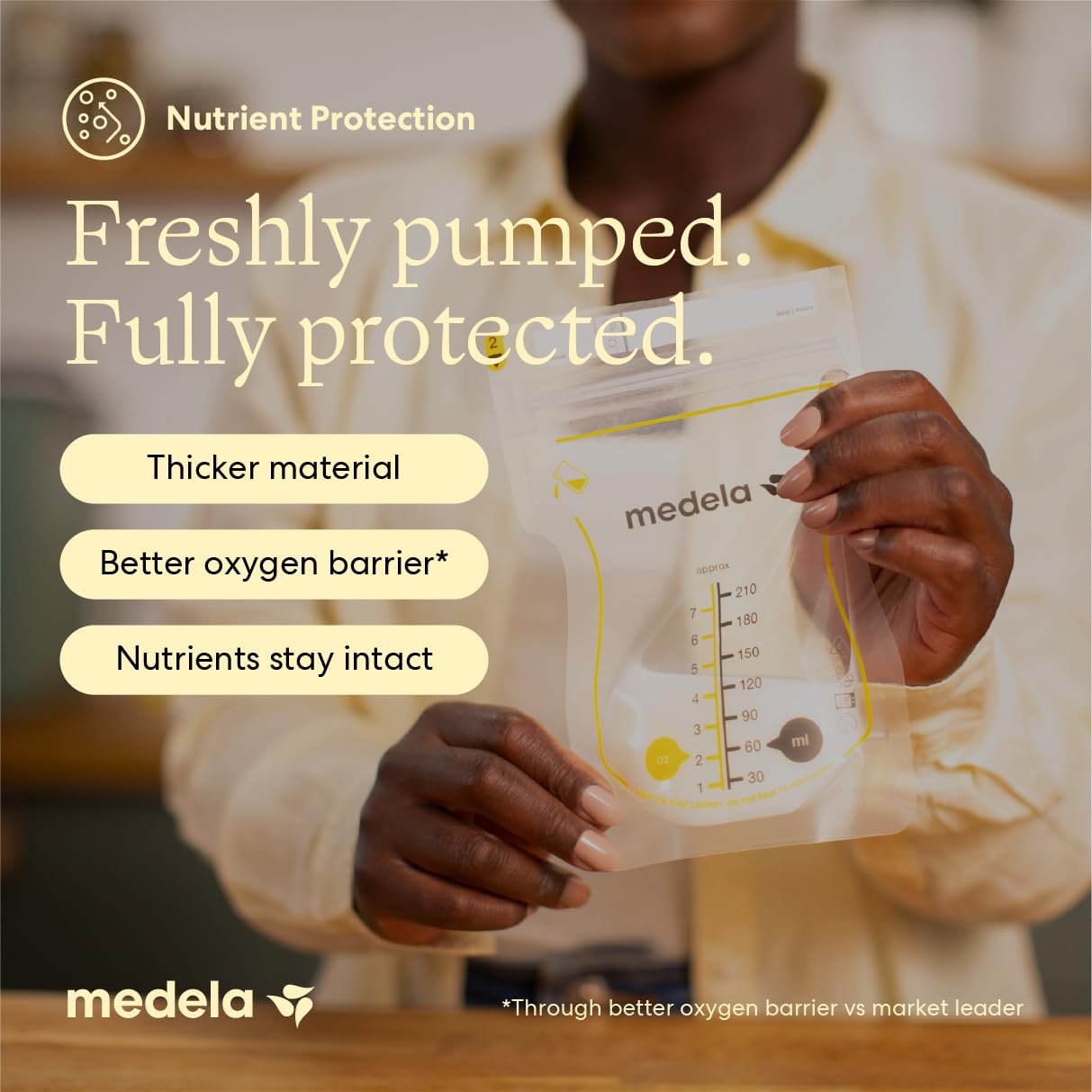 Breast Milk Storage Bags With Easy-Pour Spout
