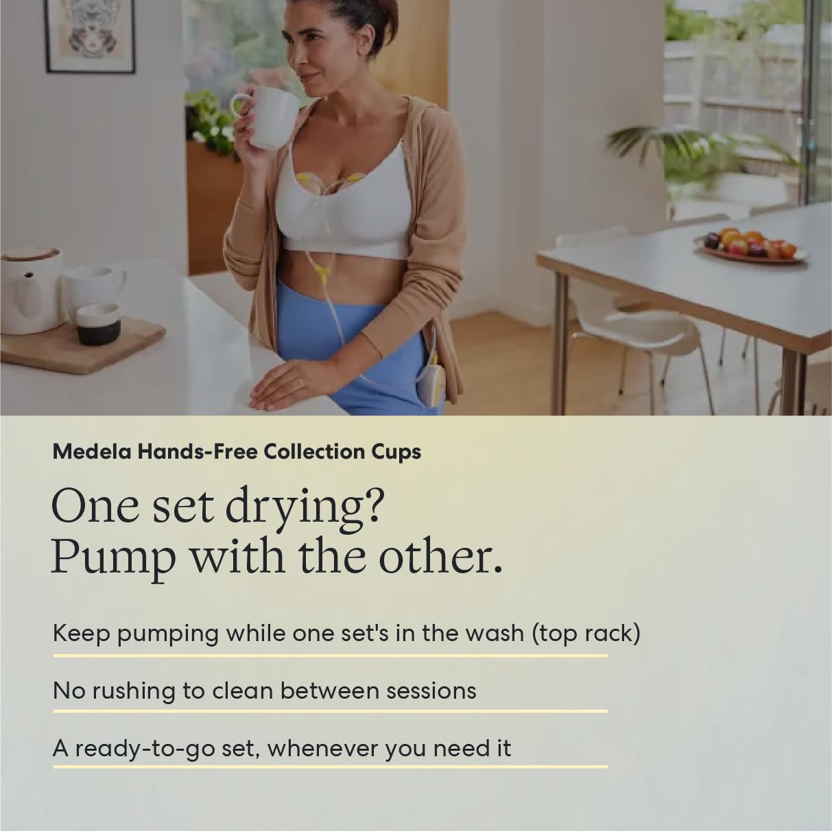 Breast Pump With Hands-Free Collection Cups