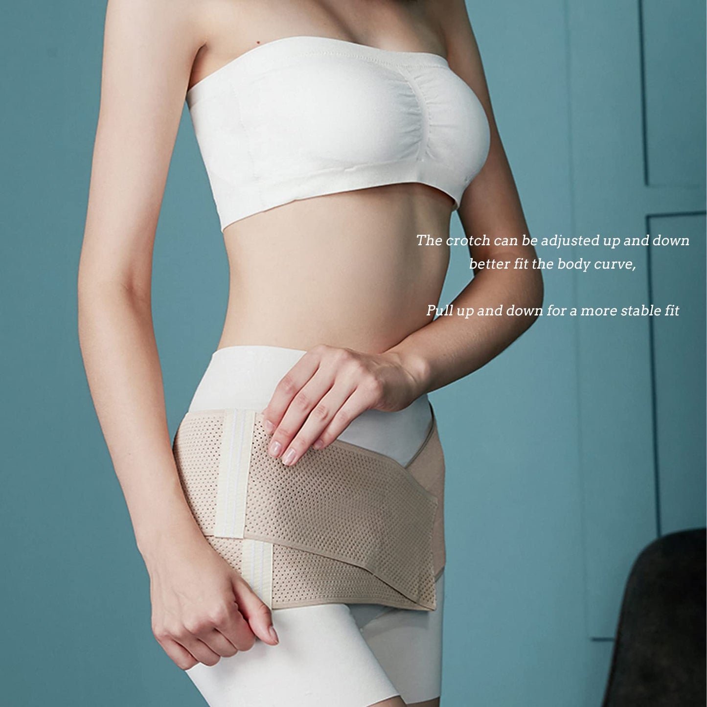 Postpartum Pelvic Support Belt with Adjustable Fit