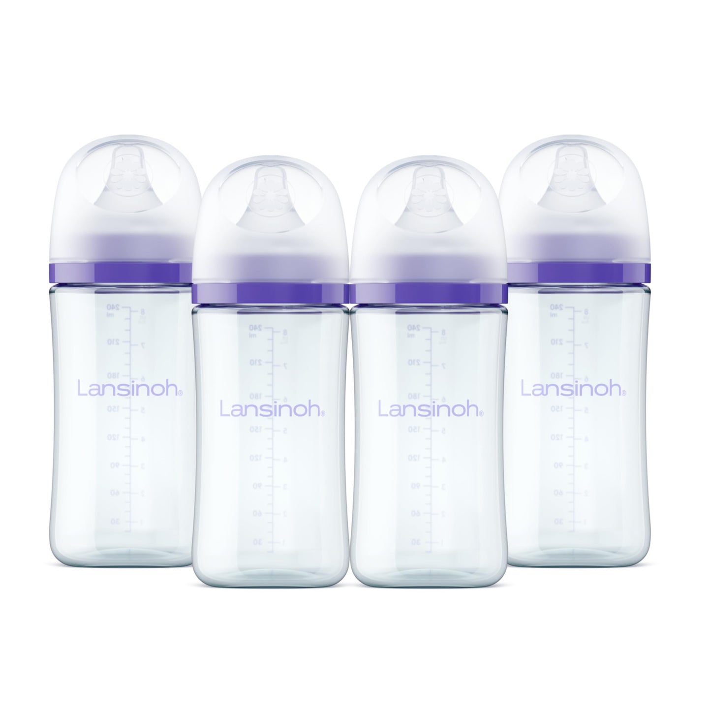 Glass Baby Bottles with NaturalWave Nipple
