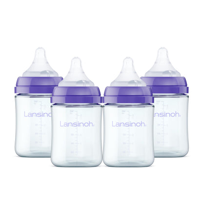 Glass Baby Bottles with NaturalWave Nipple