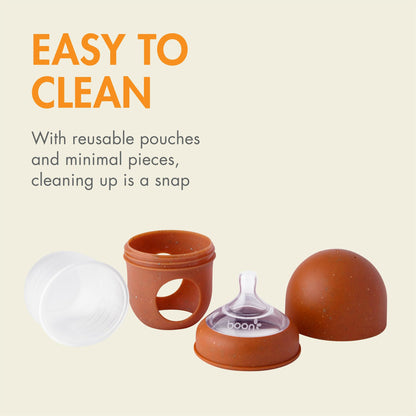 Reusable Silicone Pouch Baby Bottles