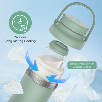 Baby Bottle Washer & Portable Breast Milk Cooler