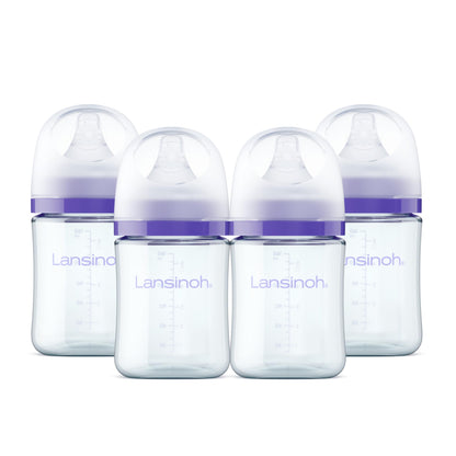 Glass Baby Bottles with NaturalWave Nipple
