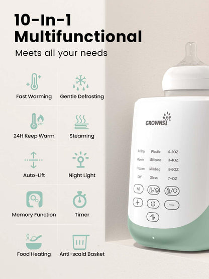 Auto-Lift Bottle Warmer With Fast Heating