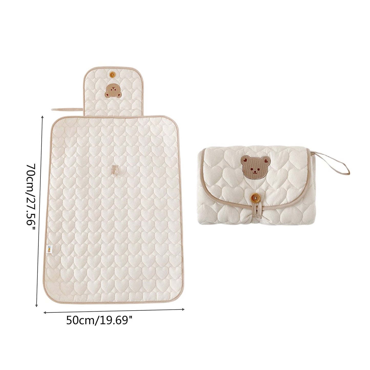 Portable Baby Changing Pad With Waterproof Design