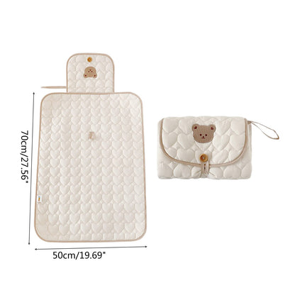 Portable Baby Changing Pad With Waterproof Design