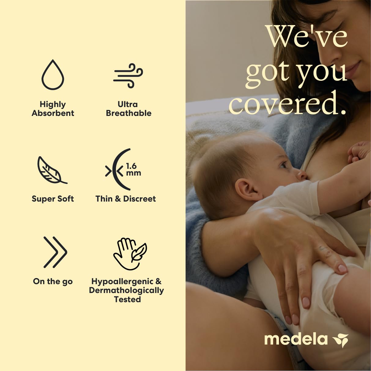 Ultra-Breathable Nursing Pads with High Absorbency