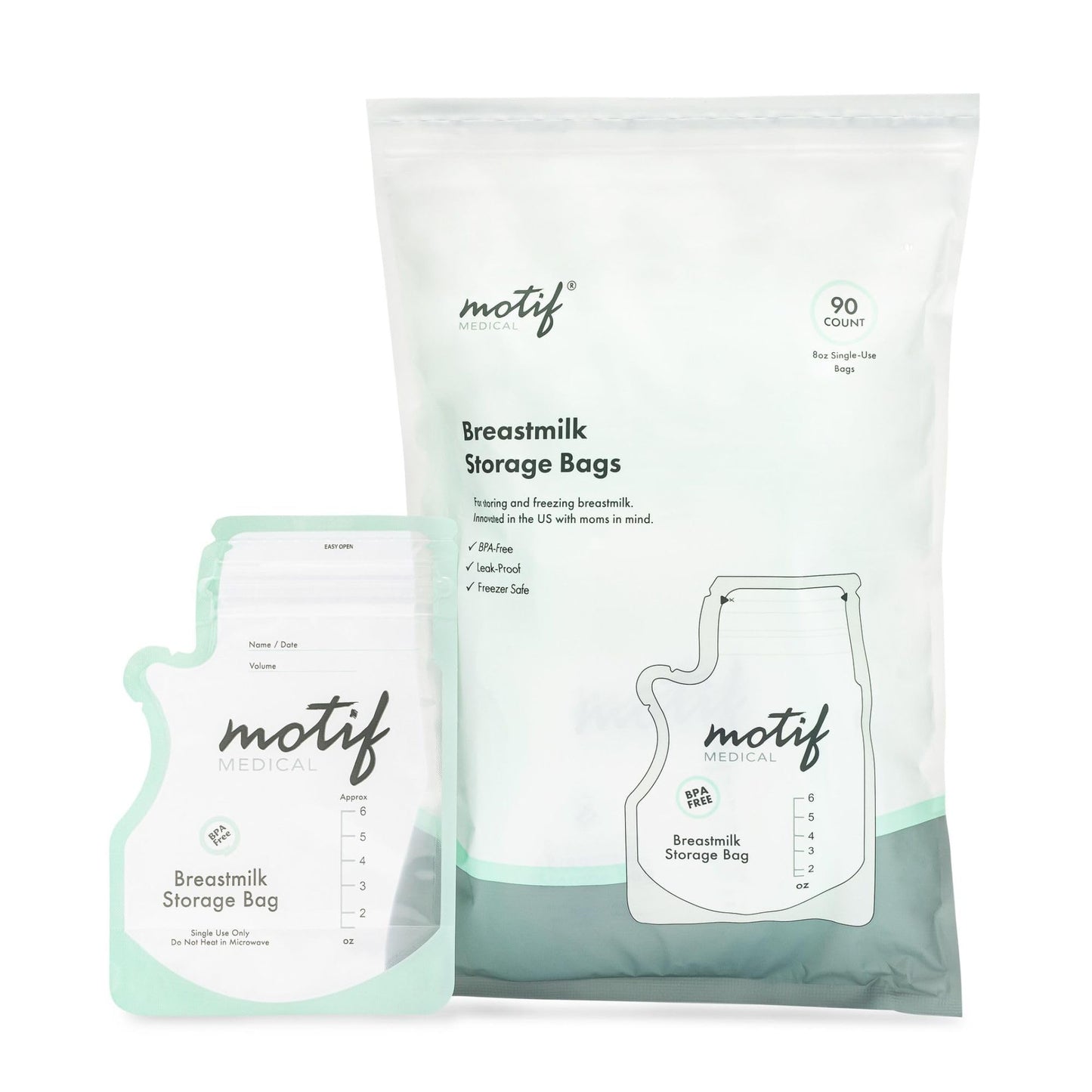 Motif Medical Breastmilk Storage Bags 6oz